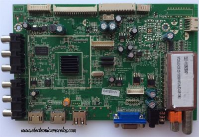 MAIN / WESTINGHOUSE 222-110623001 / 303C3207073 / MSAV3207-ZC01-01© / MODELO LD-3280 TW-61401-C032L	