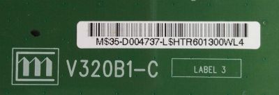 T-CON / SAMSUNG 35-D004737 / V320B1-C / SUSTITUTA 35-D003848 / PANEL V320B1-L01 / MODELOS LNS3241DX/XAA / LCT3282TA / LTV-32W4HDC / DTL-532W100 / RZ-32LZ55 AHUKLF / LC-32W18S - Imagen 2