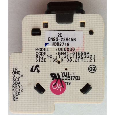 BOTONERA PARA TV / SAMSUNG BN96-23845B / BN41-01899A / MODELO UN32EH4003FXZA GD04	 - Imagen 2