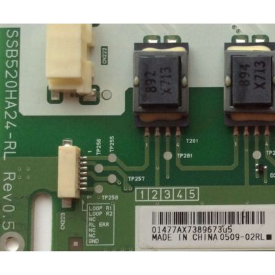 BACKLIGHT INVERSOR / SONY 1-789-842-11 / SSB520HA24-RL / 01477A / MODELOS KDL-52W3000 / KDL-52WL130 / KDL-52WL135 / KDL-52XBR4 / KDL-52XBR5	 - Imagen 2