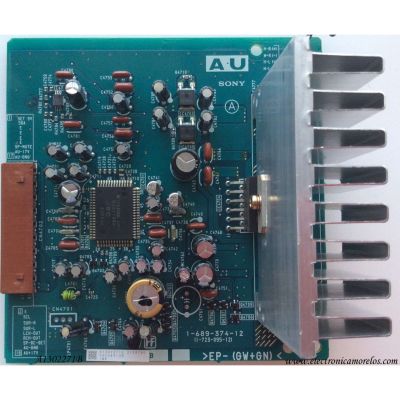 TARJETA A/U / SONY A-1302-271-A / 1-689-374-11 / 1-723-095-11 / MODELO KF-42WE610	