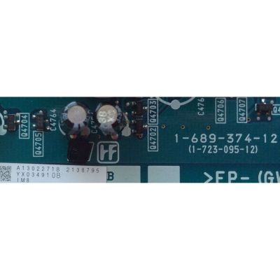 TARJETA A/U / SONY A-1302-271-A / 1-689-374-11 / 1-723-095-11 / MODELO KF-42WE610	 - Imagen 3