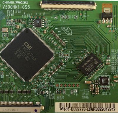 T-CON / SANYO 3E-D092773 / V500HK1-CS5 / MODELO DP50E44S / PANEL V500HK1-LS6 REV.E4	 - Imagen 2