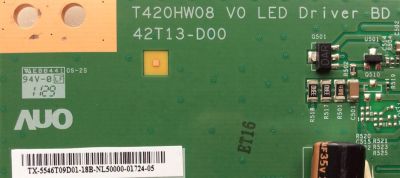 LED DRIVER / PHILIPS 55.46T09.D01 / 5546T09D01 / T420HW08 V0 / 42T13-D00 / MODELO 46PFL4706/F7	 - Imagen 2