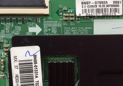 T-CON / SAMSUNG BN95-01331A / BN97-07992A / BN41-02112A / MODELO UN75H6300AFXZA / UN75H6350AFXZA / LH75DMDPLGA/ZA / PANEL CY-GH075CSLV1H  - Imagen 2