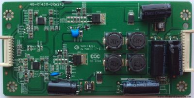 LED DRIVER PARA TV SANYO / NUMERO DE PARTE 8TL08-RT421C / 40-RT4311-DRA2XG / PANEL LVF400NE2L / MODELO FVM4012 P40142-01