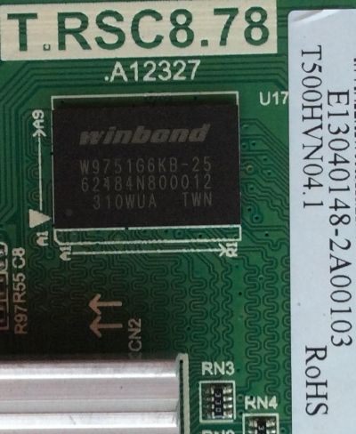MAIN / RCA E13040148 / T.RSC8.78 / 50RE010C878LNA0-A1 / RE010C878LNA0 / MODELO LED50B45RQ	 - Imagen 3