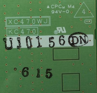 TARJETA DE VIDEO / SHARP DUNTKC470VJ01 / DUNTKC470UJ01 / KC470 / UJ01 / XC470WJ / MODELO	 - Imagen 2