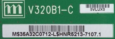 T-CON / SYNTAX 35-A32C0712 / 35A32C0712 / V320B1-C / MODELO LT32HVE	 - Imagen 2