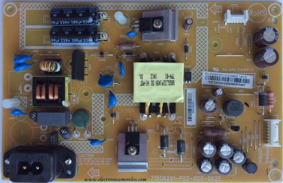 FUENTE DE PODER / VIZIO PLTVDF271XXG4Q / 715G6291-P02-000-002E / F271XXG4Q / PANEL TPT275B5-A014 REV:S11A / MODELO E280-A1 / E280-A1 LTT3PRDQ