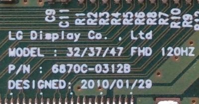 T-CON / SIGMAC 6871L-2132E / 2132E / 6870C-0312B / MODELO NE32AB1 LZ3218	 - Imagen 2