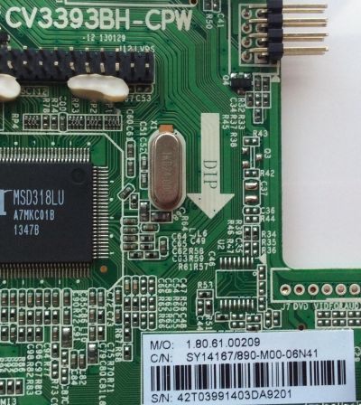 MAIN / SEIKI 42T0399 / 890-M00-06N41 / 1.80.61.00209 / SY14167 / MODELO SE40FH03	 - Imagen 3