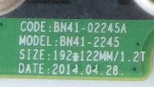 MAIN PARA TV SAMSUNG / NUMERO DE PARTE BN94-07727H / BN41-02245A / BN97-08810A / BN9407727H / PANEL CY-DF600CGSV2H / MODELOS UN60H6203 / UN60H6203AFXZA / UN60H6203AFXZC / UN60H6203AFXZA HH01 - Imagen 2