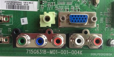 MAIN PARA TV VIZIO / NUMERO DE PARTE TXDCB02K062 / 715G6318-M01-001-004K / 756TXDCB02K062 / 006LP0262083A / PANEL TPT275B5-A014 REV:S11A / MODELO E280-A1 LTT3PRDQ - Imagen 2