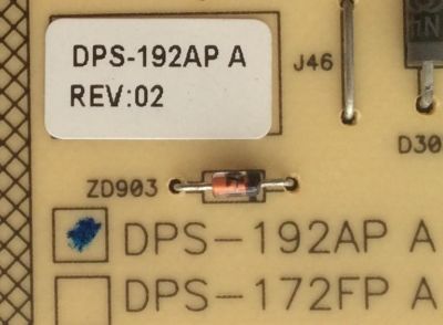 FUENTE DE PODER / VIZIO 0500-0407-1020 / DPS-192AP / 2950258703 / 050004071020 / MODELOS E371VL LATKHJFM / E370VL LAUKHJAL - Imagen 2