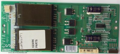 BACKLIGHT INVERSOR / VIZIO 6632L-0487A / PPW-CC47VT-S (A) / 6632L-0487A-S / MODELO SV470XVT1A LPPCEAK	