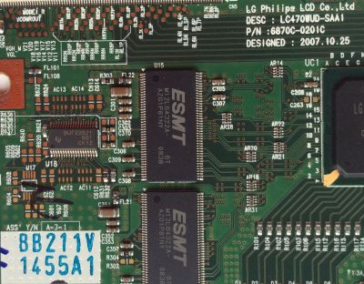 T-CON / VIZIO 6871L-1455A / 6870C-0201C / 1455A / MODELO SV470XVT1A LPPCEAK	 - Imagen 2