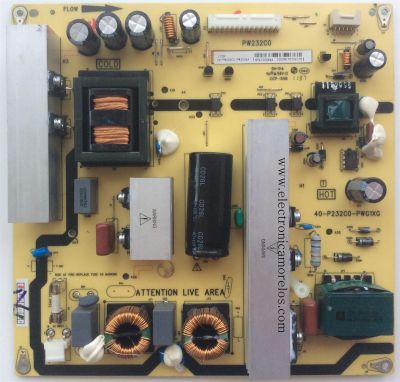 FUENTE DE PODER / TCL 08-PW232C0-PW200AA / PW232C0 / 40-P232C0-PWG1XG / MODELO L40FHDF12TATAAA	