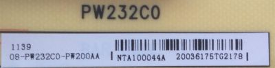 FUENTE DE PODER / TCL 08-PW232C0-PW200AA / PW232C0 / 40-P232C0-PWG1XG / MODELO L40FHDF12TATAAA	 - Imagen 2