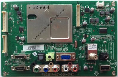 MAIN / VIZIO 756TXDCB02K004 / TXDCB02K004 / TXDCB02K004003Q / 715G5817-M01-000-004X / MODELO E291-A1 LTTMNVBP	