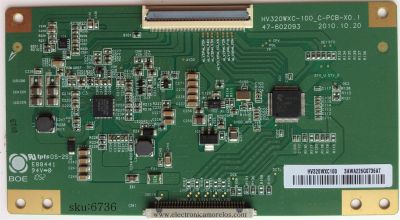 T-CON / RCA HV320WXC100 / HV320WXC-100_C-PCB-X0.1 / 47-602093 / PANEL HV320WXC-100 / MODELOS 32LA30RQD 1K18-32A30RD-C1 / ELEFW325