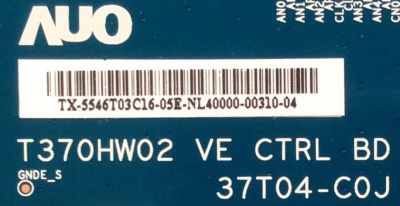 T-CON / SAMSUNG 55.46T03.C16 / 5546T03C16 / T370HW02 VE / 37T04-C0J / MODELO LN46B640R3FXZA	 - Imagen 2