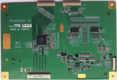 T-CON / AUDIOVOX 7072600A01 / 7072600A01 A1 / MODELO FPE2305	