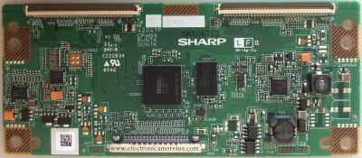 T-CON SHARP / UNTK4224TPZD / DUNTK4224TPZD / CPWBX4224TPZD  / RUNTK4224TP / DUNTK4224TP / 4224TP / ZD / MODELO  Apex	 LD4068 LD4088 / Element   ELCHW402 / Philips  40PFL3505D/F7 /  Sylvania   LC407SS1 / VIZIO  VO400E  / UW40TC1W / PANEL  LK400D3LA14 