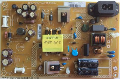 FUENTE DE PODER / VIZIO ADTVDF271XAG1Q / 715G6291-P01-000-002E / DF271XAG1Q / PANEL TPT275B5-A014 REV:S11A / MODELOS E280i-A1 / E280i-A1 LTT3PRAQ / E280-A1 LTT3PRDQ