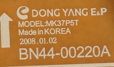 FUENTE DE PODER ORIGINAL PARA TV SAMSUNG / NUMERO DE PARTE BN44-00220A / BN4400220A / MK37P5T / PANEL CLAA370WA03 / MODELO LN37A330J1DXZX / LN37A330J1DXZX PM01	 - Imagen 2
