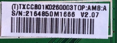 MAIN / INSIGNIA 756TXCCB01K0260 / TXCCB01K026 / 756TXCCB01K026 / 715G5451-M01-000-004X / 715G5451-M01-000-004K / 006LP0246791A / PANEL T320XVN02.0 / MODELO NS-32L121A13 - Imagen 2