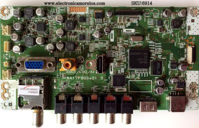 MAIN PARA TV EMERSON A1AF9UT / BA17F8G0401 3_1 / PANEL UK32AXL  / DISPLAY UK32AXZ / MODELO LC320EM2 ME3