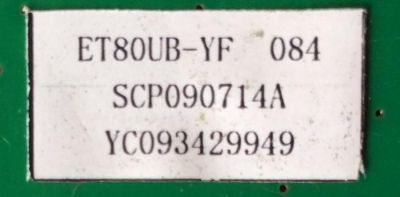 MAIN / SCEPTRE ET80UB-YF / EBD7.780.801 / SCP090714A / MODELO X460BV-F120	 - Imagen 2
