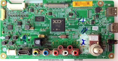 MAIN / LG EBT62681710 / EAX65049107(1.0) / PANEL LC500DUE (SF)(R2) / SUSTITUTAS EBT62359756 / 62007604 / 62860401 / 62359776 / 62359788 / 62772501 / 62359796 / 62681712 / 62359784 / 62681713 / MODELO 50LN5100-UB.BUSYLHR