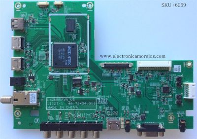 MAIN / VIZIO 55.74X01.001 / 5574X01001 / 5574X01001G / 11127-1 / 48.73X04.011 / L42M89AVN_US / PANEL V500HJ1-L01 REV.C1 / MODELOS E500AR LWJMNGAP / E500AR LWJMNGAN