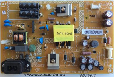 FUENTE DE PODER / VIZIO PLTVDF271XAG1Q / 715G6291-P02-000-00E / F271XAG1Q / PANEL TPT275B5 / MODELO E280i-A1
