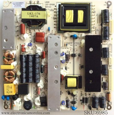 FUENTE / SANYO  LK-SP416002G / LKP-SP006 / MODELO MODELO DP65E34 P65E34-00	