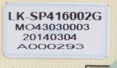 FUENTE / SANYO  LK-SP416002G / LKP-SP006 / MODELO MODELO DP65E34 P65E34-00	 - Imagen 5