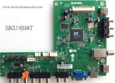 MAIN ATVIO - EKT - RCA - POLAROID / 02-TCB391-CY0 / B13062803 / 02-TCB391-CY0 / T.MS3391.73 / V8-0MS3910-LF1V003 / 4A-LCD24E-AU3GTA / MODELO 4A-LCD24E
