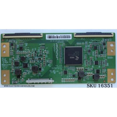 T-CON PARA TV INFOCUS / NUMERO DE PARTE 44-9771199O / 20160403 / HV490QUB-N8A / 44-97711990 / PANEL´S BOEI490WQ1 / K490WDC2 / MODELOS EB490QK / IM-49US820	