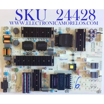 FUENTE DE PODER PARA TV HISENSE / NUMERO DE PARTE 267224 / RSAG7.820.9863/ROH / HLL-9863WD / CQC16134139053 / E56327 / PANEL HD750S3U72-TAB1 / DISPLAY HV750QUB-F90 / MODELOS 75R6E3 / 75R6E3 75A6170FUWR / 75H6510G