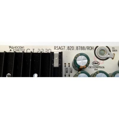 FUENTE DE PODER PARA TV HISENSE QLED / NUMERO DE PARTE 346840 / RSAG7.820.8788/ROH / HLL-5465WI / E166702 / CQC13134095636 / PANEL HD650Y1U72-T0LG\S0\GM\MCKD3A\ROH / DISPLAY HV650QUB-F70 / MODELO 65A7K / 65A7K 65A53FUA - Imagen 2