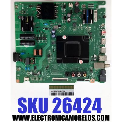 MAIN FUENTE ((COMBO)) PARA TV HISENSE 4K·UHD·HDR ((VIDAA)) / NUMERO DE PARTE 334544 / RSAG7.820.12970/ROH / 55A51HUV / 334545 / X02DE047196A / PANEL HD550H1U71-T0L3\S0\GM\ROH / DISPLAY HF550QUB-F20 / MODELOS 55A6KV / 55A65KV