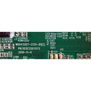 MAIN / WESTINGHOUSE 222-111008001 / MSAV3207-ZC01-01(C) / 303C3207073 / PANEL V236H1-L01 REV.C3 / MODELO TW-66001-C024C - Imagen 2