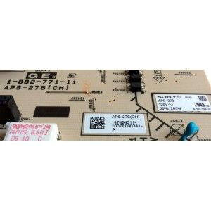 FUENTE DE PODER PARA TV SONY 147424511 / 1-474-245-11 / APS-276(CH) / APS-276 / 1-882-771-11 / PANEL LTJ460HM03-001 / MODELO NSX-46GT1 - Imagen 2