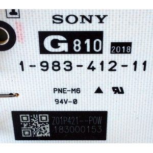 FUENTE DE PODER / SONY 1-474-719-11 / APS-421 / 147471911 / 1-983-412-11 / APS-421(CH) / Z01P421--P0W / 183000153 / PANEL'S YD8S011DTU01/ T850QVF03.0 / MODELOS XBR-75Z9F / XBR-85X900F / XBR-85X950G - Imagen 3