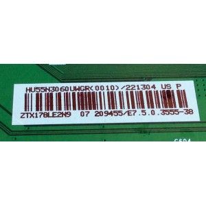 MAIN / BEST BUY / SHARP 221304 / RSAG7.820.7351/ROH / HU55N3060UWGR / 209455/E7 / 209455 / PANEL H550K3U82-K1\S2\BBY\FM\ROH / MODELO LC-55LBU591U - Imagen 3