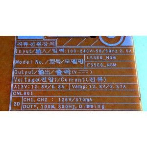 FUENTE DE PODER PARA TV SAMSUNG / NUMERO DE PARTE BN4400932B / BN44-00932B / L55E6_NSM / PSLF171301A / MODELOS UE49NU / UA49NU / UN49NU / HG49EJ / UN50NU / / HG50NJ / UN50NU / UN55NU / UN58NU / UN55NU / UE55NU / UE58NU / MAS MODELOS EN DESCRIPCIÓN - Imagen 2