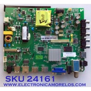 MAIN FUENTE (COMBO) PARA TV ELEMENT / NUMERO DE PARTE 110105002327 / ST6308RTU-AP1 / 120000831 / 120000830 / ST6308RTU-AP1-AK01 / 1602-17070058-1 / 983251 / 40E79317623B / PANEL LS390TU9P30 / MODELO  ELSW3917BF LE-39GD7-B4