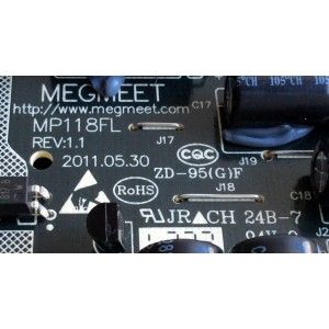 FUENTE DE PODER / SEIKI MP118FL / 890-PMO-4604 / E59670 / 890-PM0-4604 / PANEL V500DK1-LS1 Rev.C1 / MODELO SE50UY04 - Imagen 2